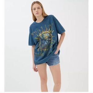 UO sublime t shirt dress blue